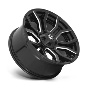 Fuel Offroad D711 RAGE Gloss Black Milled 20x9 +1 5x127|5x139.7mm 87.1mm - Wheelwiz
