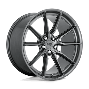 Niche M239 RAINIER Matte Anthracite 19x8.5 +42 5x112mm 66.6mm - Wheelwiz