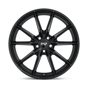 Niche M240 RAINIER Gloss Black 19x8.5 +35 5x120mm 72.6mm - WheelWiz