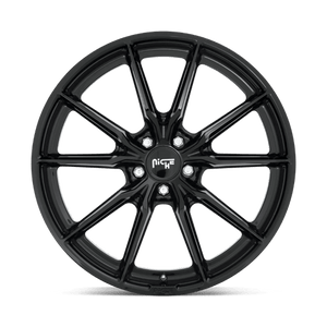 Niche M240 RAINIER Gloss Black 18x8 +40 5x120mm 72.6mm - WheelWiz