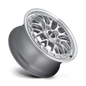 Rotiform R155 LSR Gloss Silver Machined 19x8.5 +45 5x112mm 66.6mm - Wheelwiz