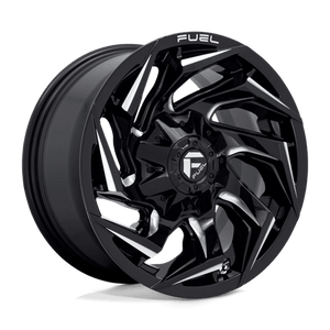 Fuel Offroad D753 REACTION Gloss Black Milled 20x9 +20 5x139.7|5x150mm 110.1mm - Wheelwiz