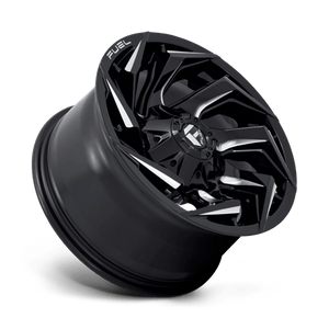Fuel Offroad D753 REACTION Gloss Black Milled 17x9 +1 6x135|6x139.7mm 106.1mm - Wheelwiz