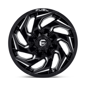 Fuel Offroad D753 REACTION Gloss Black Milled 17x9 +1 6x135|6x139.7mm 106.1mm - Wheelwiz