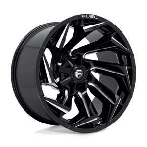 Fuel Offroad D753 REACTION Gloss Black Milled 22x12 -44 8x170mm 125.1mm - Wheelwiz