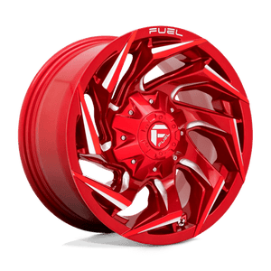 Fuel Offroad D754 REACTION Candy Red Milled 15x8 -18 5x139.7mm 108mm - Wheelwiz