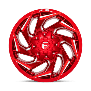 Fuel Offroad D754 REACTION Candy Red Milled 15x8 -12 5x139.7mm 108mm - Wheelwiz