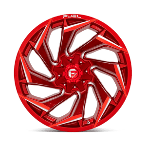 Fuel Offroad D754 REACTION Candy Red Milled 22x12 -44 8x180mm 124.2mm - Wheelwiz