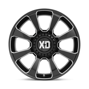 XD Series XD854 REACTOR Gloss Black Milled 20x9 0 5x139.7|5x150mm 110.1mm - Wheelwiz