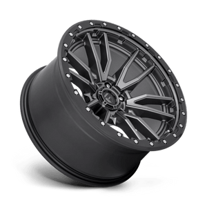 Fuel Offroad D680 REBEL Matte Gunmetal Black Bead Ring 20x10 -18 6x139.7mm 106.1mm - Wheelwiz