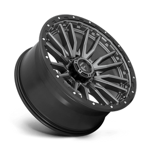Fuel Offroad D680 REBEL Matte Gunmetal Black Bead Ring 22x10 -18 8x170mm 125.1mm - Wheelwiz