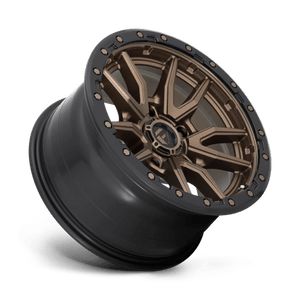 Fuel Offroad D681 REBEL Matte Bronze Black Bead Ring 17x9 -12 5x114.3mm 72.6mm - Wheelwiz