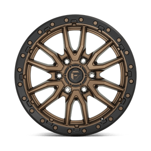 Fuel Offroad D681 REBEL Matte Bronze Black Bead Ring 22x10 -13 6x139.7mm 106.1mm - Wheelwiz