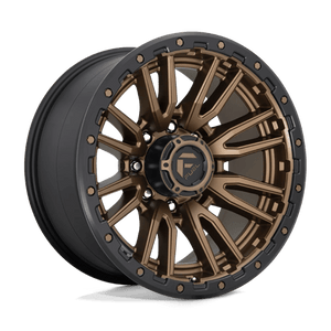 Fuel Offroad D681 REBEL Matte Bronze Black Bead Ring 20x10 -18 8x180mm 124.2mm - Wheelwiz