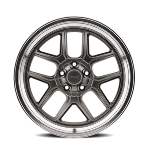 Ridler 610 Gloss grey polished 17x8 0 5x120.65mm 83.82mm - Wheelwiz