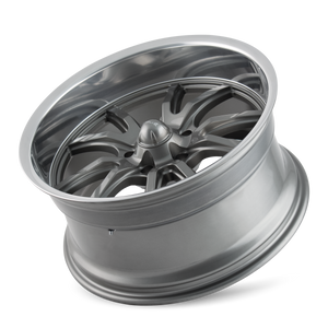 Ridler 650 Gloss grey polished 18x8 0 5x114.3mm 83.82mm - Wheelwiz
