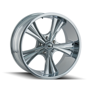Ridler 651 Chrome 18x9.5 0 5x127mm 83.82mm - WheelWiz