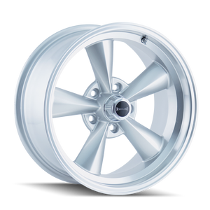 Ridler 675 Satin silver machined 17x9.5 -5 5x114.3mm 83.82mm - WheelWiz