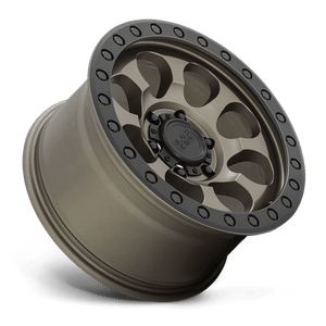 Black Rhino RIOT Matte Bronze W/ Black Ring & Bolts 17x9 -18 6x139.7mm 112.1mm - WheelWiz