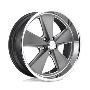 US MAG U120 ROADSTER Matte Gun Metal Machined 20x9.5 +1 5x120.65mm 72.6mm - Wheelwiz