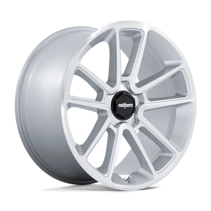 Rotiform R192 BTL Gloss Silver W/ Machined Face 21x10.5 +38 5x112mm 66.6mm - Wheelwiz