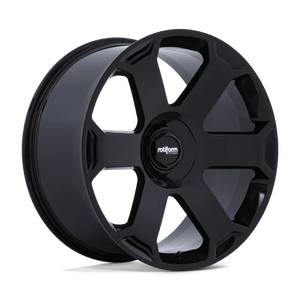 Rotiform AVS Gloss Black 22x10.5 +10 5x112mm 66.6mm - Wheelwiz
