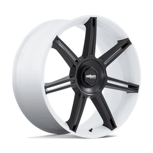 Rotiform FRA Gloss White W/ M-black Spokes 22x10 +56 5x130mm 71.5mm - Wheelwiz