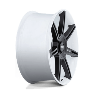 Rotiform FRA Gloss White W/ M-black Spokes 22x10 +56 5x130mm 71.5mm - Wheelwiz