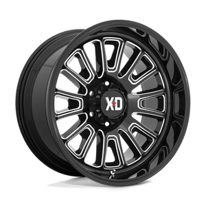 XD Series XD864 ROVER Gloss Black Milled 20x9 +18 8x165.1mm 125.1mm - Wheelwiz