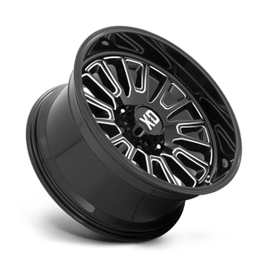 XD Series XD864 ROVER Gloss Black Milled 20x9 +18 8x165.1mm 125.1mm - Wheelwiz