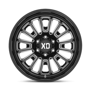 XD Series XD864 ROVER Gloss Black Milled 22x12 -44 6x139.7mm 106.1mm - Wheelwiz