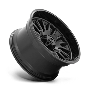 XD Series XD864 ROVER Satin Black W/ Gloss Black Lip 22x12 -44 8x180mm 124.2mm - Wheelwiz