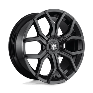 DUB S208 ROYALTY Gloss Black 22x9.5 +30 6x120|6x132mm 74.5mm - Wheelwiz