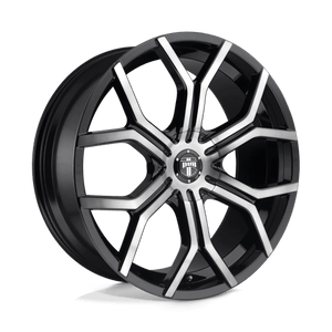 DUB S209 ROYALTY Gloss Machined Double Dark Tint 22x9.5 +33 Custom 72.6mm - Wheelwiz