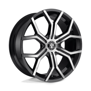 DUB S209 ROYALTY Gloss Machined Double Dark Tint 22x9.5 +32 5x112mm 72.6mm - WheelWiz