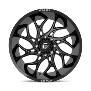Fuel Offroad D741 RUNNER Gloss Black Milled 22x12 -44 5x150mm 110.1mm - WheelWiz