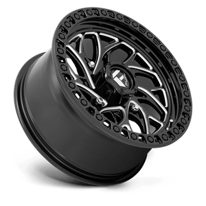 Fuel Offroad D741 RUNNER UTV Gloss Black Milled 22x7 0 4x156mm 132mm - Wheelwiz
