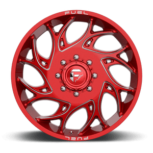 Fuel Offroad D742 RUNNER Candy Red Milled 22x8.25 +105 8x165.1mm 121.5mm - Wheelwiz
