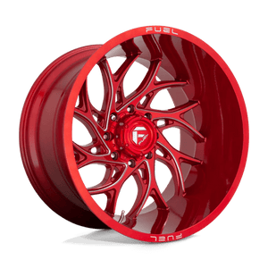 Fuel Offroad D742 RUNNER Candy Red Milled 24x12 -44 6x135mm 87.1mm - Wheelwiz