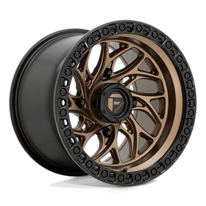 Fuel Offroad D777 RUNNER UTV Bronze W/ Black Ring 15x10 0 4x137mm 110.1mm - Wheelwiz