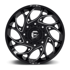 Fuel Offroad D741 RUNNER Gloss Black Milled 22x8.25 +105 8x210mm 154.3mm - Wheelwiz