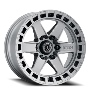 Icon Alloys Raider Titanium 17x8.5 0 6x120mm 67mm