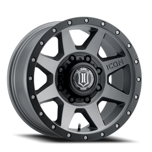 Icon Alloys Rebound HD Titanium 18x9 +6 8x170mm 125mm