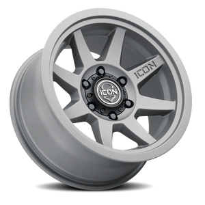 Icon Alloys Rebound SLX Charcoal 17x8.5 -6 5x127mm 71.5mm