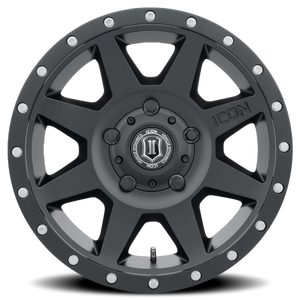 Icon Alloys Rebound Satin Black 17x8.5 0 5x114.3mm 71.5mm