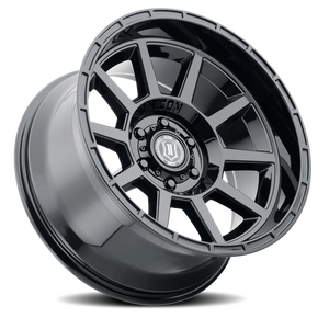 Icon Alloys Recoil Gloss Black 20x10 -24 5x127mm 71.5mm