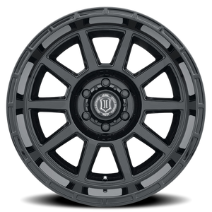 Icon Alloys Recoil Gloss Black 20x10 -24 5x150mm 110.1mm