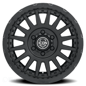 Icon Alloys Recon Pro Satin Black 17x8.5 +25 5x150mm 110.1mm