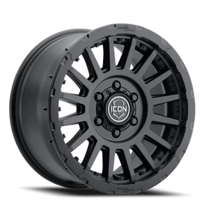 Icon Alloys Recon Pro Satin Black 17x8.5 +25 6x139.7mm 95.1mm
