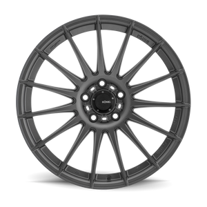 Konig Rennform Matte Grey 19x8.5 +32 5x112mm 66.56mm - Wheelwiz